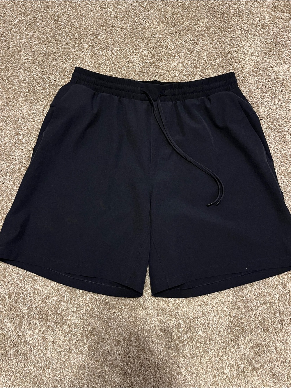 lululemon athletica Men's Black Performance Athletic Shorts